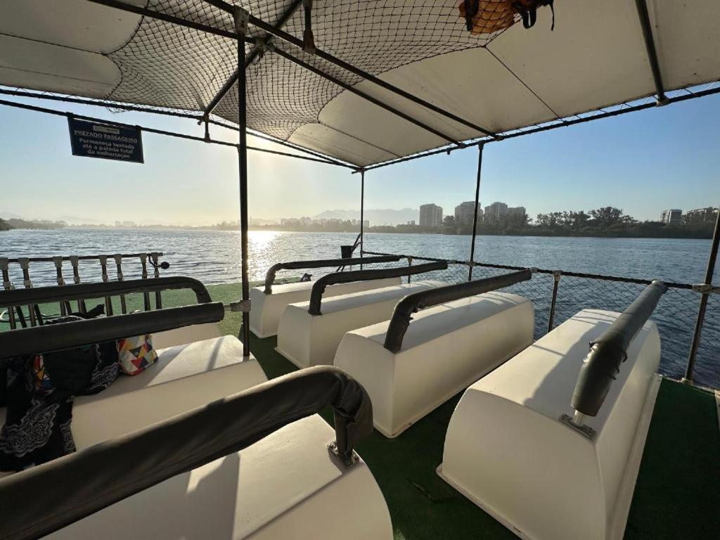 ריו דה ז'ניירו Barra Da Tijuca - 508 - De Frente Para Maravilhosa Piscina - Estacionamento Gratuito - Academia Comphania Atletica - Balsa Para Praia Gratis - Microondas - Geladeira Grande - Recepcao 24Horas - Wi-Fi - Com Pia מראה חיצוני תמונה
