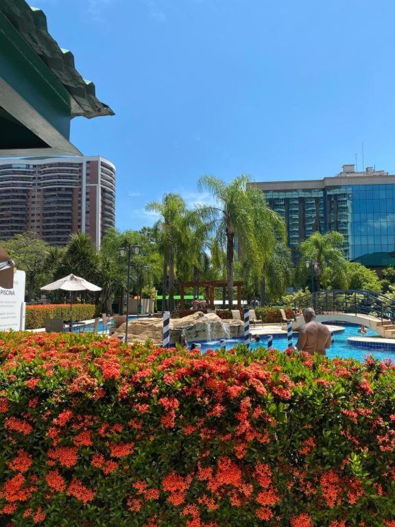 ריו דה ז'ניירו Barra Da Tijuca - 508 - De Frente Para Maravilhosa Piscina - Estacionamento Gratuito - Academia Comphania Atletica - Balsa Para Praia Gratis - Microondas - Geladeira Grande - Recepcao 24Horas - Wi-Fi - Com Pia מראה חיצוני תמונה